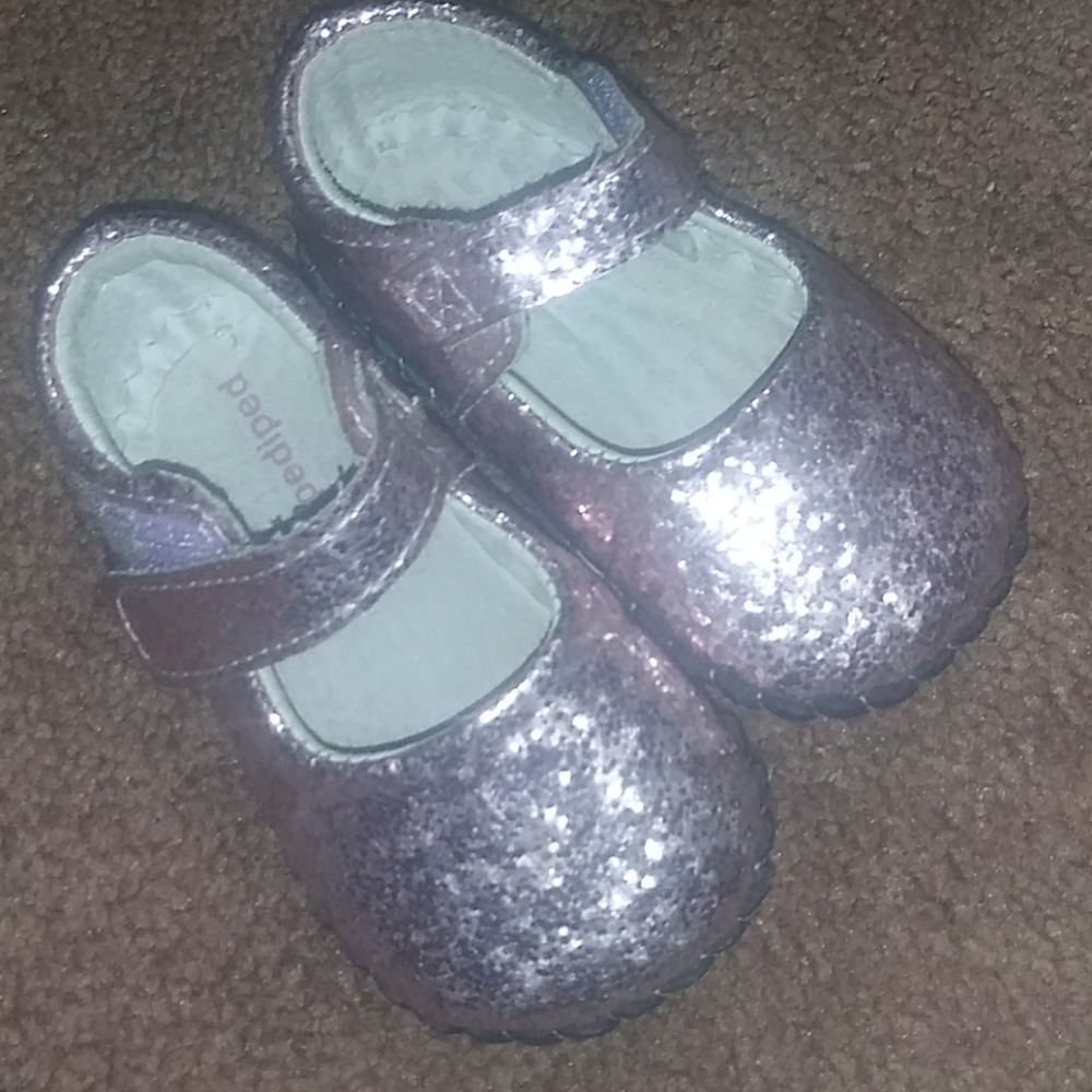 Pediped girls pink walker shoes
